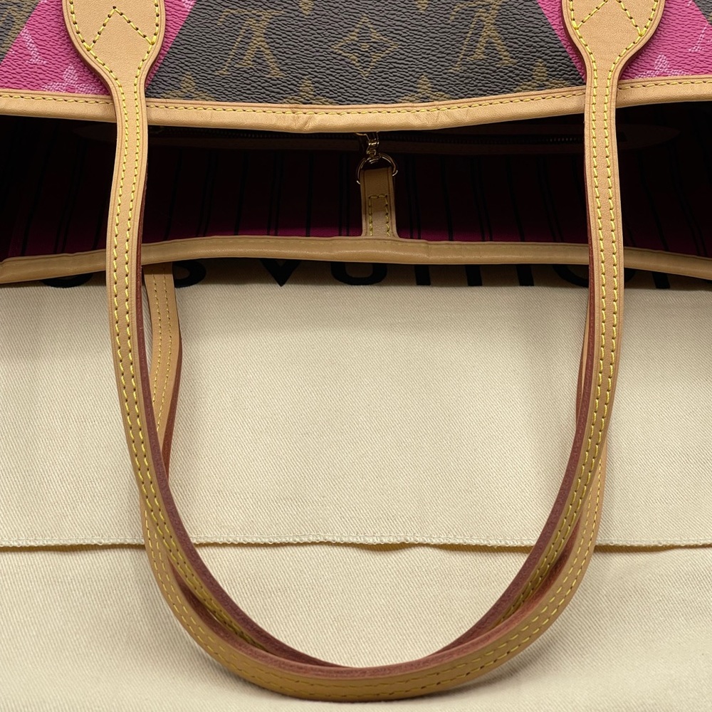 Louis Vuitton Hawaii Resorts V Neverfull Mm Shoulder Tote Bag Limited Edition LV - Picture 8 of 16